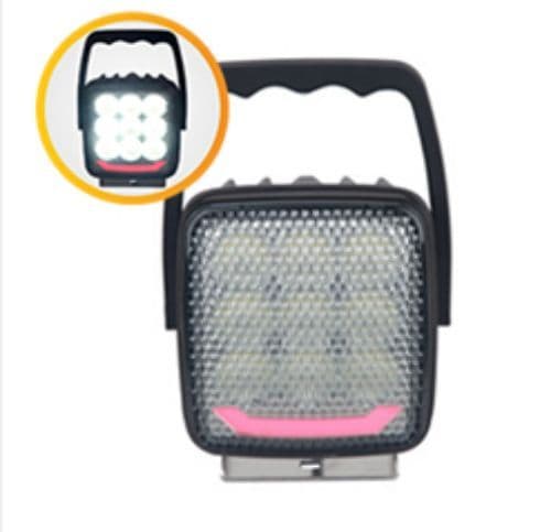 HEAVY DUTY LED WORK LAMP WITH SWITCH AND HANDLE   0-421-60