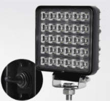 LED 100mm Hive 2500 Lumens Work Lamp with on/off switch on rear - Black, 12/24V 0-420-04