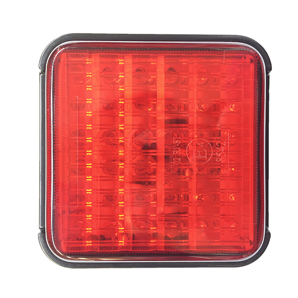 LED Red Stop And Tail Lamp - 10-30VDC-0-294-30