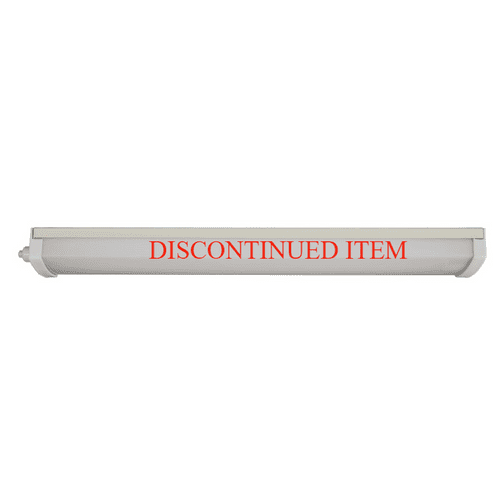 Low Profile Fluorescent Lamp in White Stove Enamelled Steel - 24V 8W-0-414-00