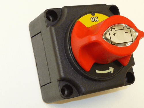 Marine Battery Isolator with Removable Control Knob in Off Position - 300A 12-48V ALT/SW-ARL127-51