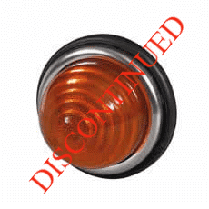 Mini Indicator Lamp with Cable - 72mm diameter, 12V 21W Bulb-0-160-00