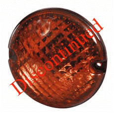 Rear Indicator Lamp with Econoseal Plug - 95mm diameter, 12V 21W Bulb-0-768-18