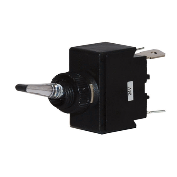 Red/Green LED Change Over Toggle Switch - 24V-0-658-53