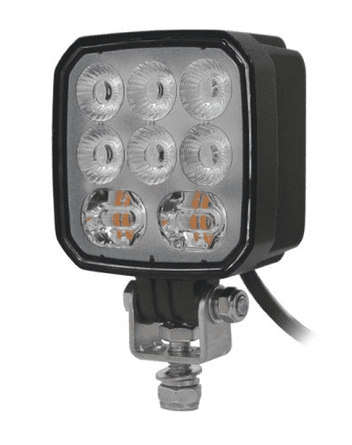 Reverse Lamp LED Clear/Amber R65 12/24 volt Bx1 0-421-02