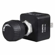 Splashproof Rotary On/On/Off Switch - 15A at 12V-0-656-03