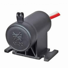 Surface-Mounted Power Socket with Cover with Flying Leads - 15A-0-601-11