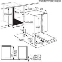 AEG GI5200C1SF Integrated Dishwasher