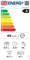 BOSCH WAN28255GB White 9KG Washing Machine 1400rpm