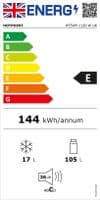 Hotpoint H55VM1120W Under Counter Fridge with Freezer Box