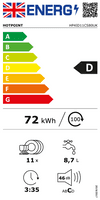 Hotpoint HP4ID11CS80UK Slimline Integrated Dishwasher