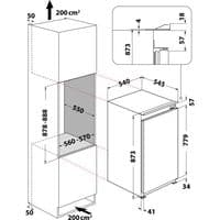 INDESIT INS9012  Integrated Tall Larder Fridge