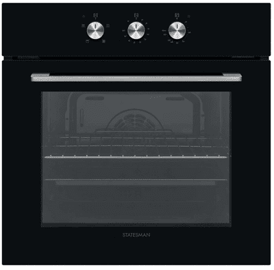 Statesman BSF60BL Black Electric Oven