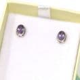 Amethyst Stud Earrings
