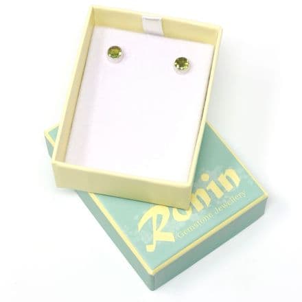 Peridot Stud Earrings