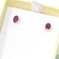 Ruby Stud Earrings