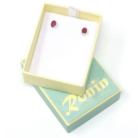 Ruby Stud Earrings