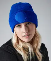 BEECHFIELD BC446 Circular patch beanie