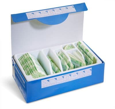 BEESWIFT Click Medical Detectable Plasters 120 Assorted Blue