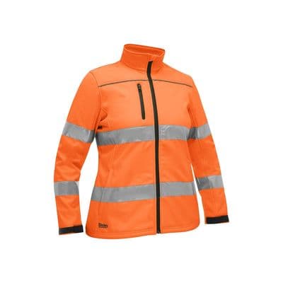 BISLEY UKJL6069T Womens HV Softshell Jacket