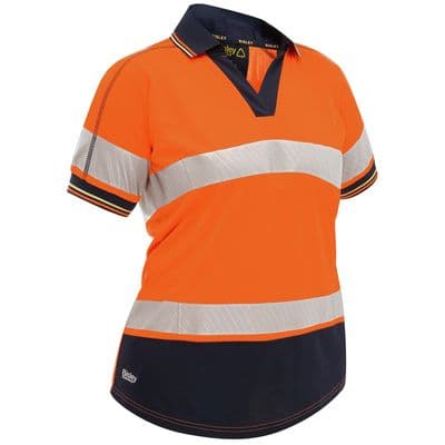 BISLEY UKKL1224T Womens 2-Tone Polo  Shirt S/Sleeve