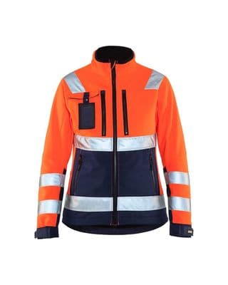 BLAKLADER Hi Vis Soft Shell Jacket