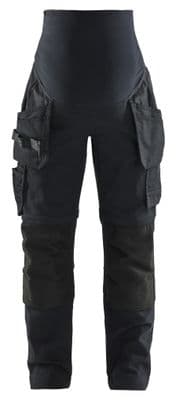 BLAKLADER Maternity Trousers Crafts Zip-Off