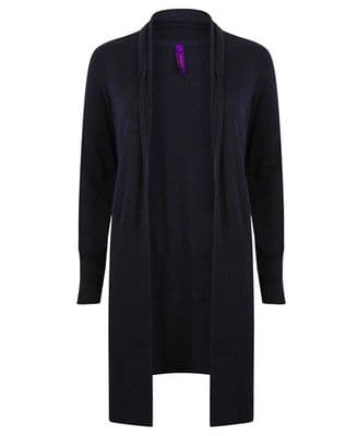 HENBURY Women's Longline Open Cardigan