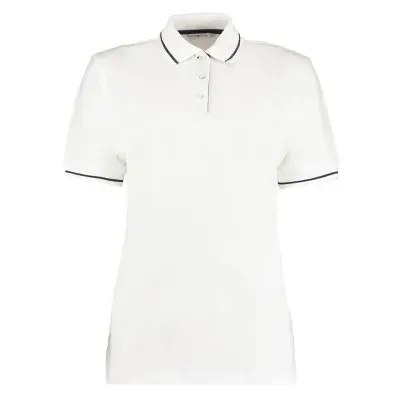 KUSTOM KIT St Mellion Tipped Cotton Pique Polo Shirt