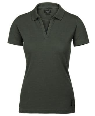 NIMBUS Womens V-Neck Polo Shirt