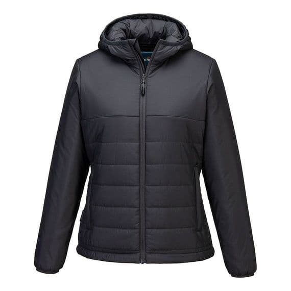PORTWEST Professional Women's Hooded Insulated Baffle Jacket