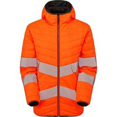 PULSAR Life Women's HV Orange Reversible Puffer Jacket