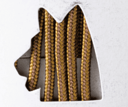 STEEL BLUE Nylon Laces - Wheat/Brown