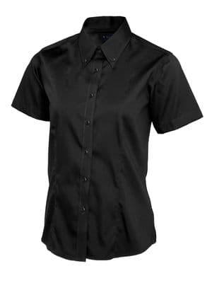 UNEEK Ladies Pinpoint Oxford Half Sleeve Shirt