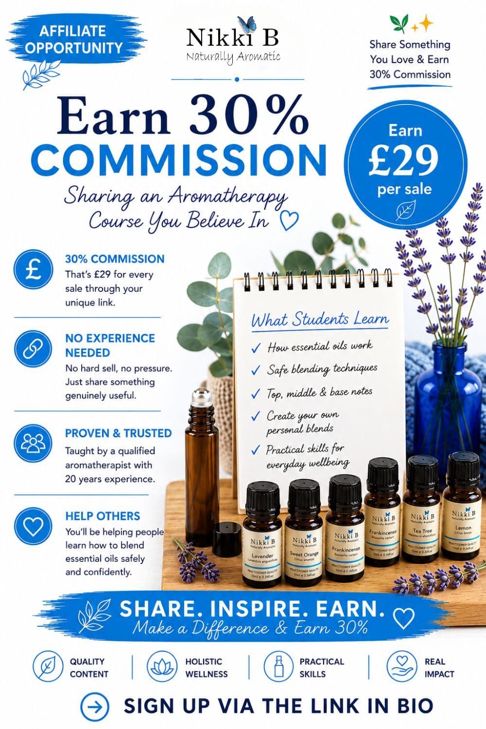 Earn Money Sharing an Aromatherapy Course You Believe In