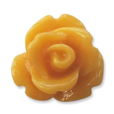 10mm Golden Resin Rose Buds