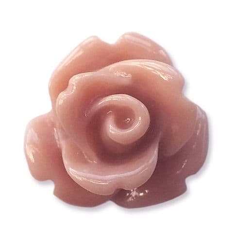 10mm Mauve Resin Rose Buds