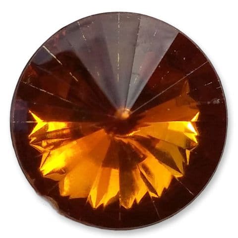 14mm TOPAZ Round Acrylic Embellishment Gems