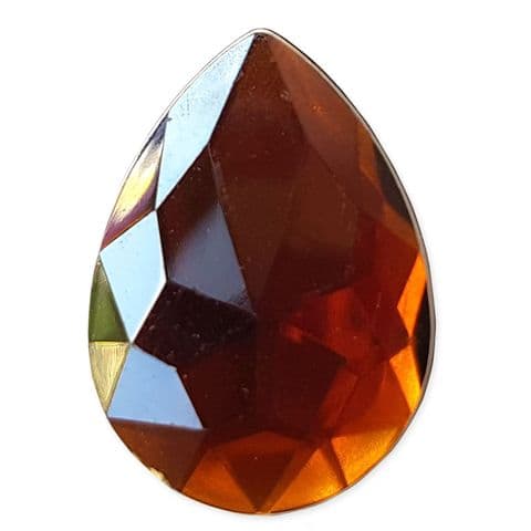 18mm x 25mm TOPAZ 5pcs Flatback Teardrop Acrylic Embellishment Gems