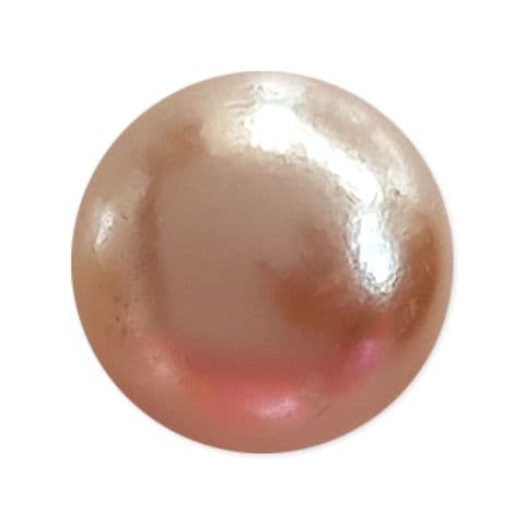 50pcs OYSTER Faux Half Round Flatback Pearl Embellishments