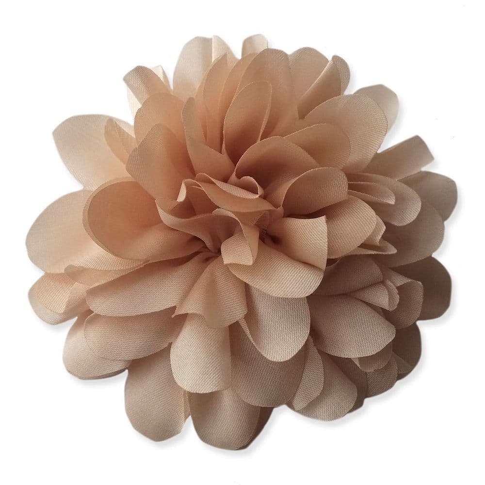 9cm Silky Bloom BAILEY CREAM Fabric Flower Applique