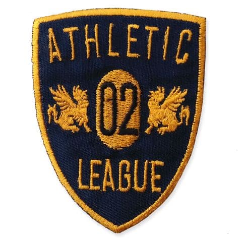 ATHLETIC LEAGUE MOTIF IRON ON EMBROIDERED PATCH APPLIQUE