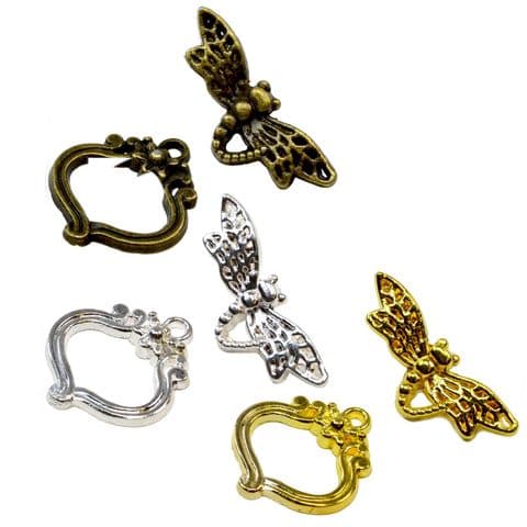 Dragon Fly Toggle Clasps