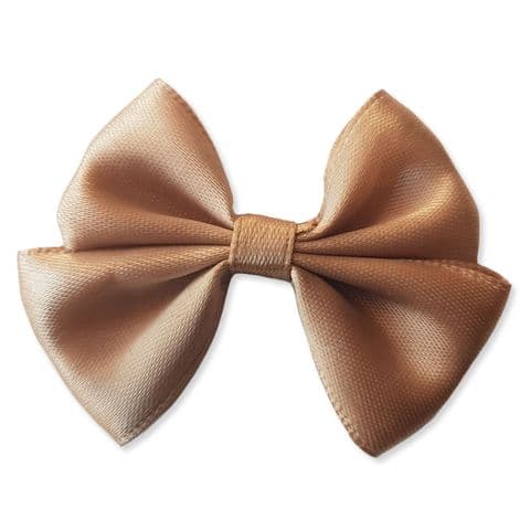 TAUPE 55mm Bowknot Ribbon Satin Bows (Pack of 10)