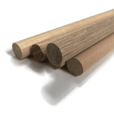 12mm Wooden Dowel - 298mm (Pack of 10)