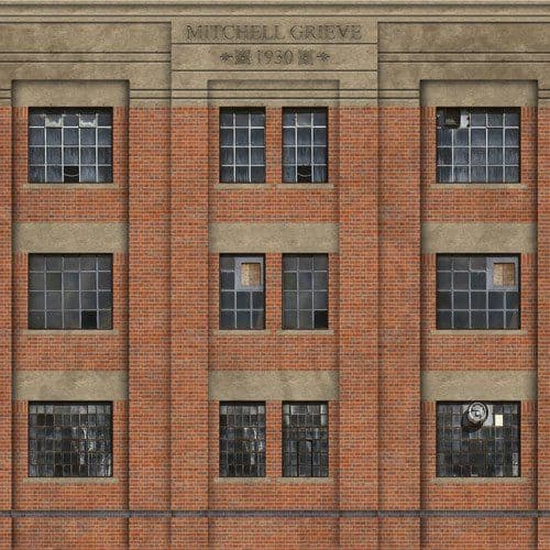 1930's Factory Backscene Elements - OO/4mm/1:76