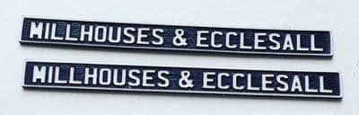 LX093-N Laser Engraved Signal Box Nameplates N/2mm/1:148