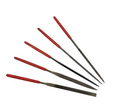 5pc Steel Standard Needle Files in Wallet - Expo Tools 72537