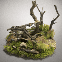 7 mm Medium Green Static Grass by All Game Terrain G6584