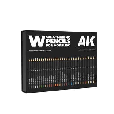 AK10047 AK Interactive Weathering Pencils - Full Range with Deluxe Edition Box